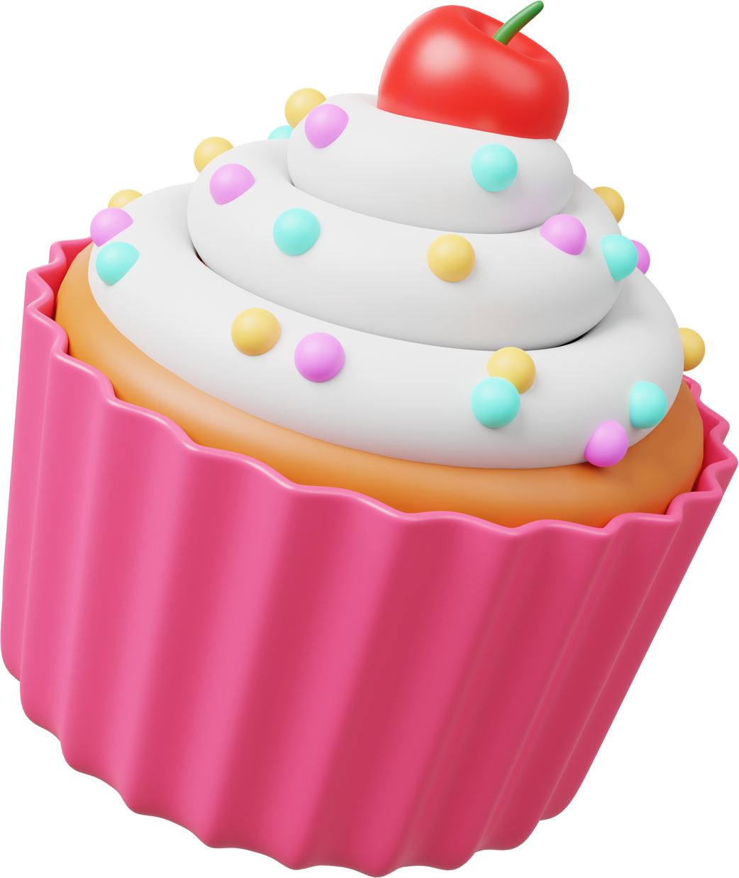 Cupcake 3D Icon